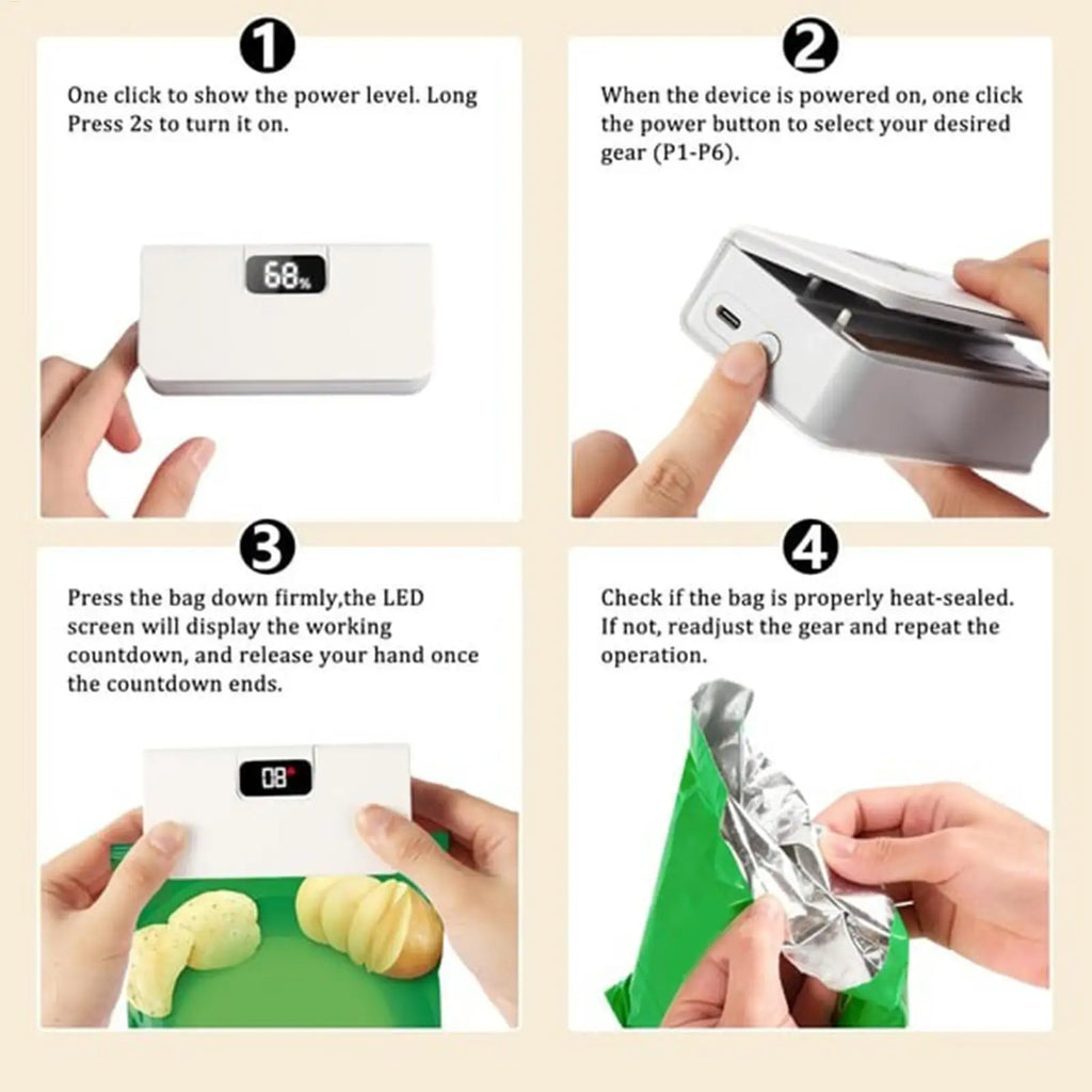 MiniSeal™ — Portable Bag Sealer
