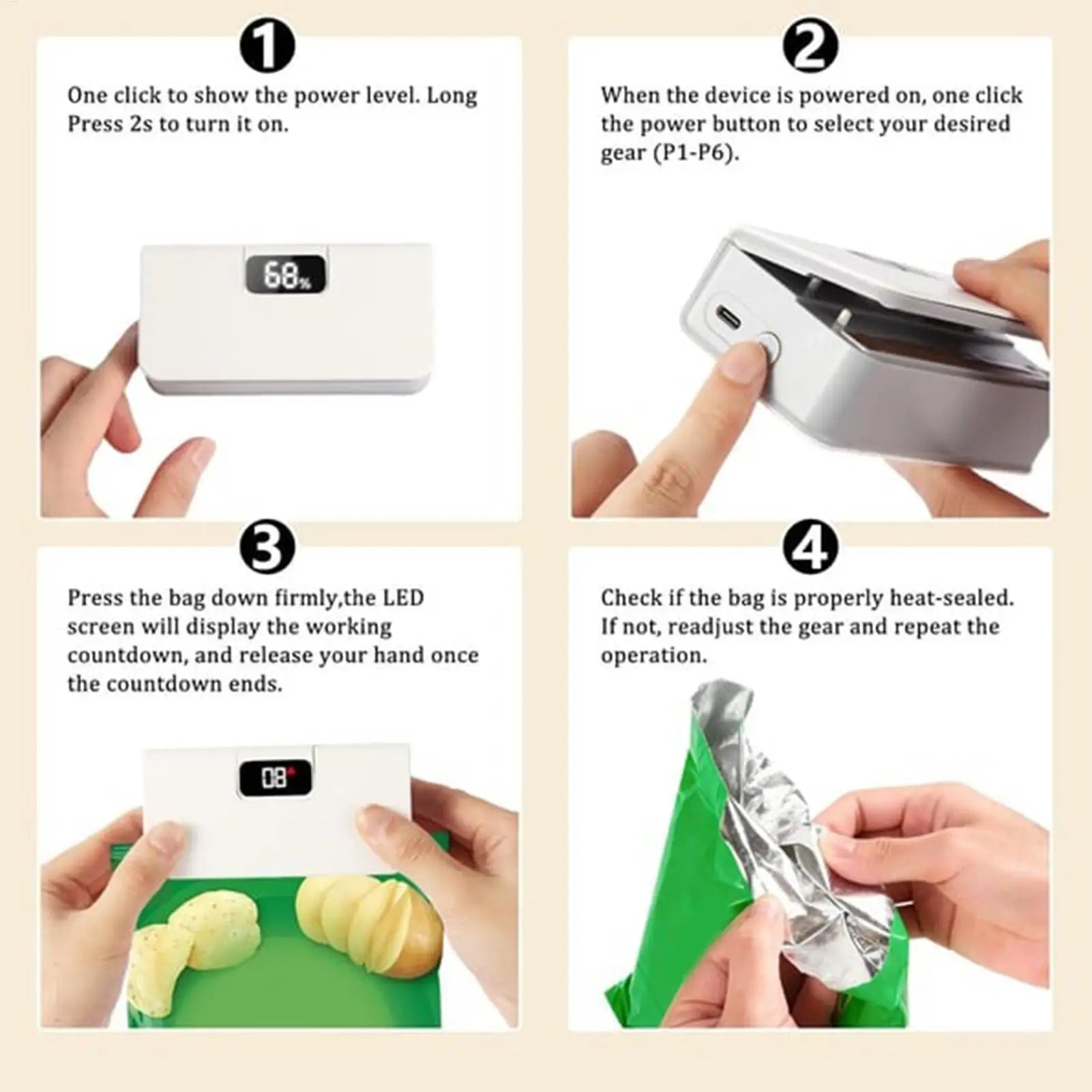 MiniSeal™ — Portable Bag Sealer